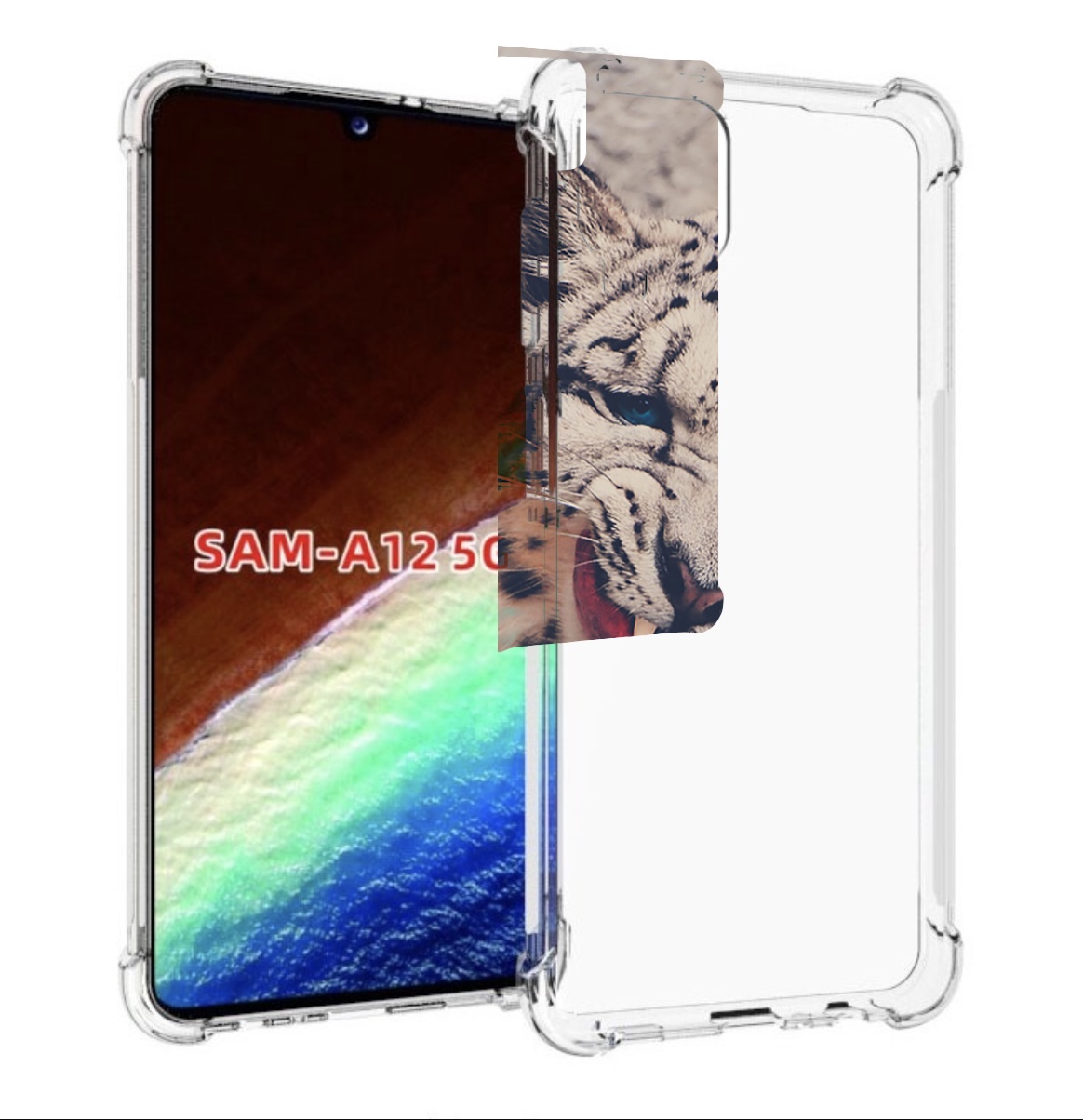 

Чехол MyPads Барсюня для Samsung Galaxy A12 (SM-A125F) 2020/21/A12 Nacho SM-A127F, Прозрачный, Tocco