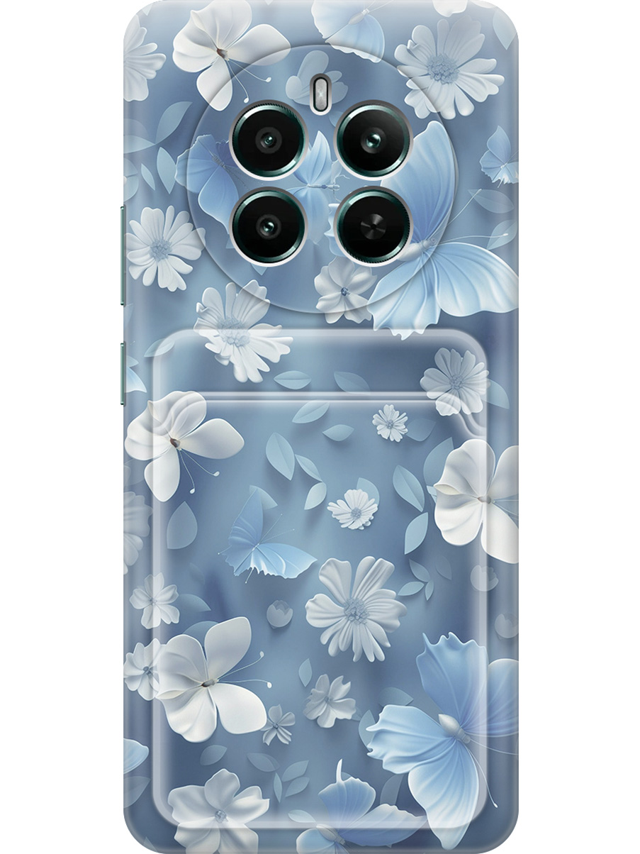 

Силиконовый чехол на Realme 12+ 5g / Narzo 70 Pro 5g с принтом 807304, Прозрачный;белый;голубой, 783983223
