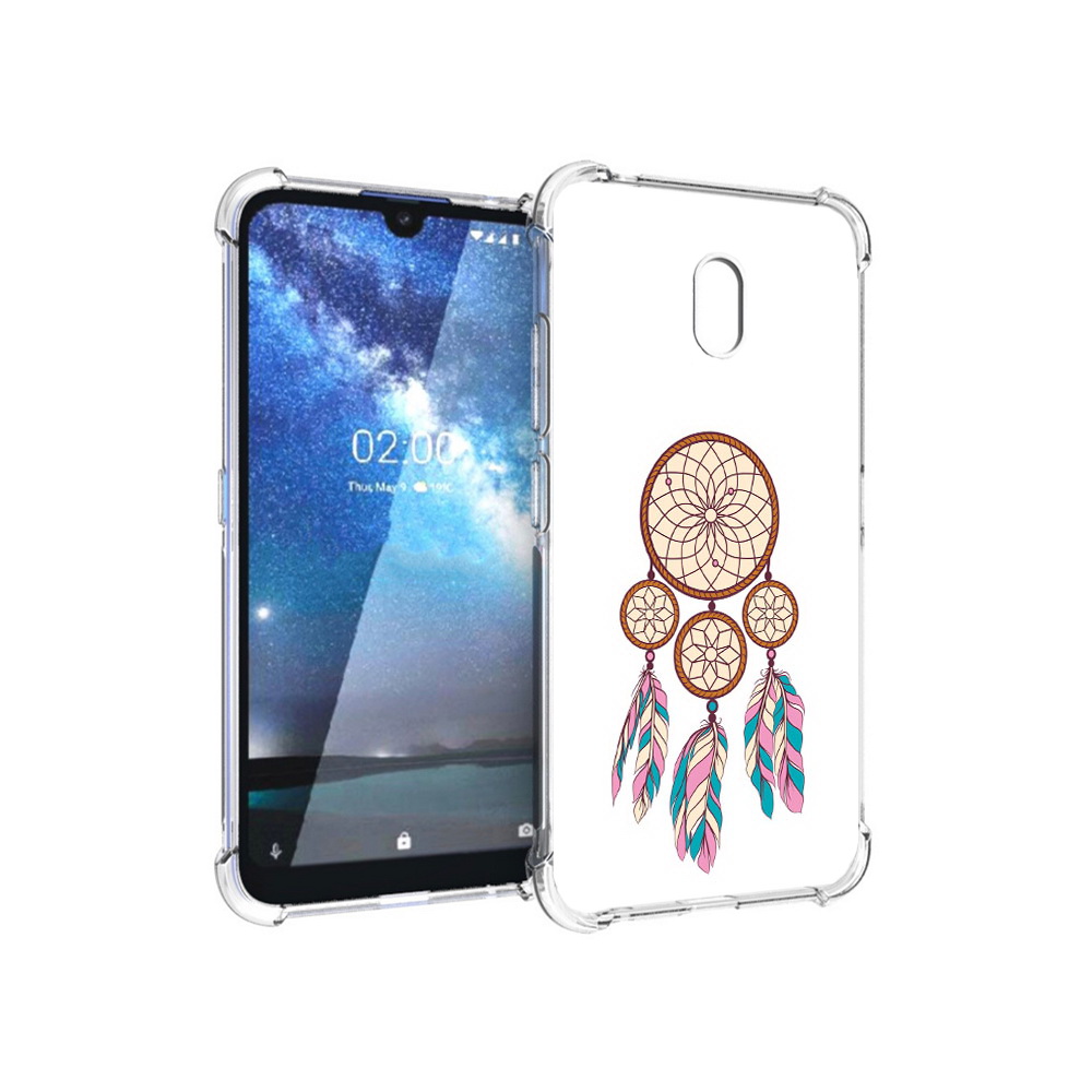 

Чехол MyPads Tocco для Nokia 2.2 ловец снов бежевый (PT134721.103.442), Прозрачный, Tocco