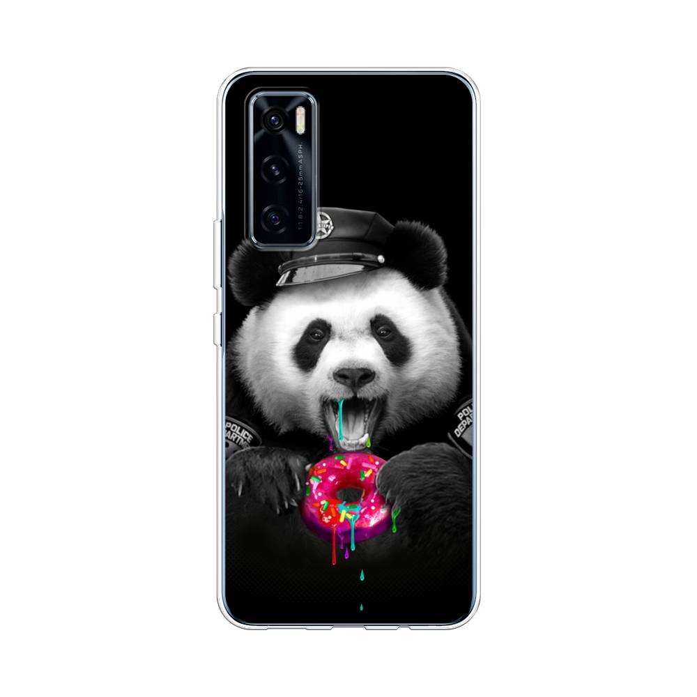 

Чехол Awog на Vivo V20 SE "Панда police", Разноцветный, 263550-2