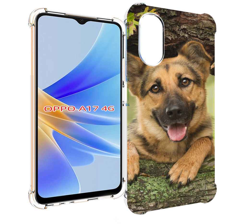 

Чехол MyPads Собака-на-дереве для OPPO A17, Прозрачный, Tocco