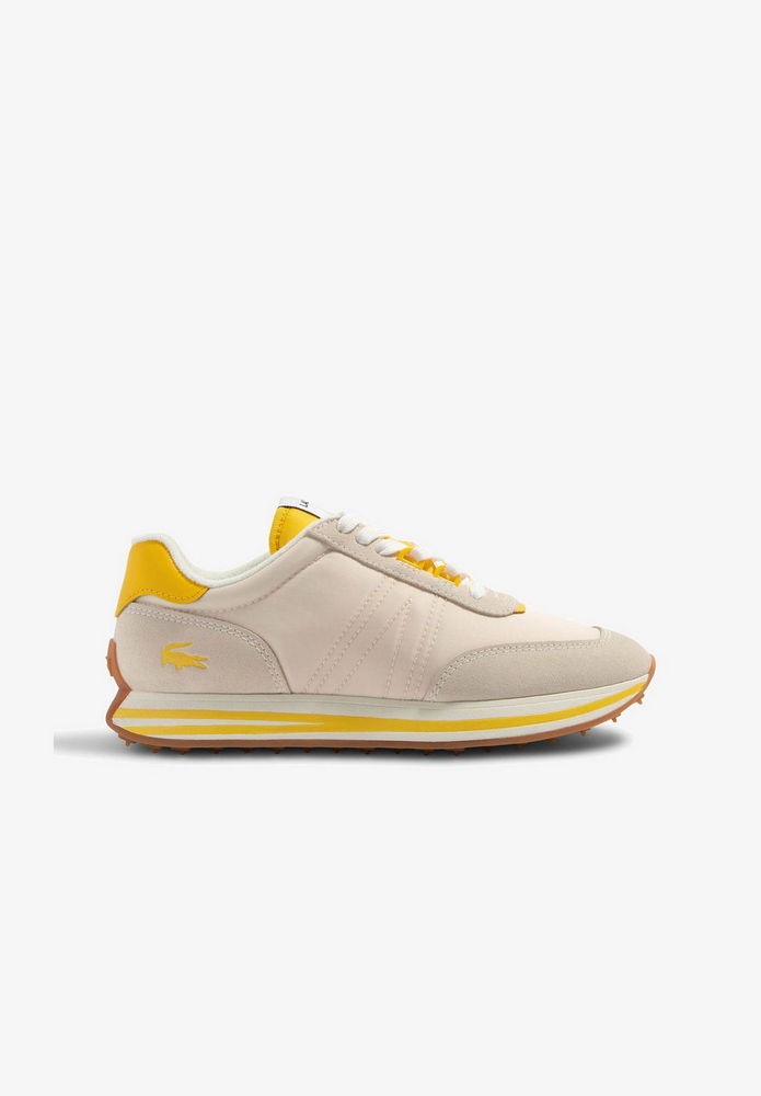 

Кроссовки женские Lacoste LA211A0RO бежевые 37 EU, Бежевый, LA211A0RO