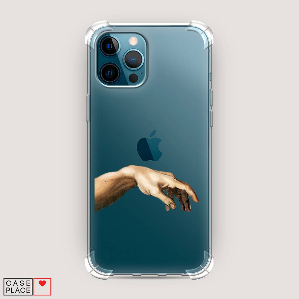 фото Противоударный силиконовый чехол "creazione di adamo 1" на apple iphone 12 pro max awog