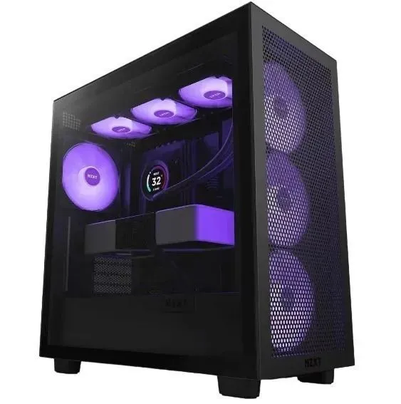 

Корпус компьютерный NZXT H7 Flow (1218431589) черный, H7 Flow