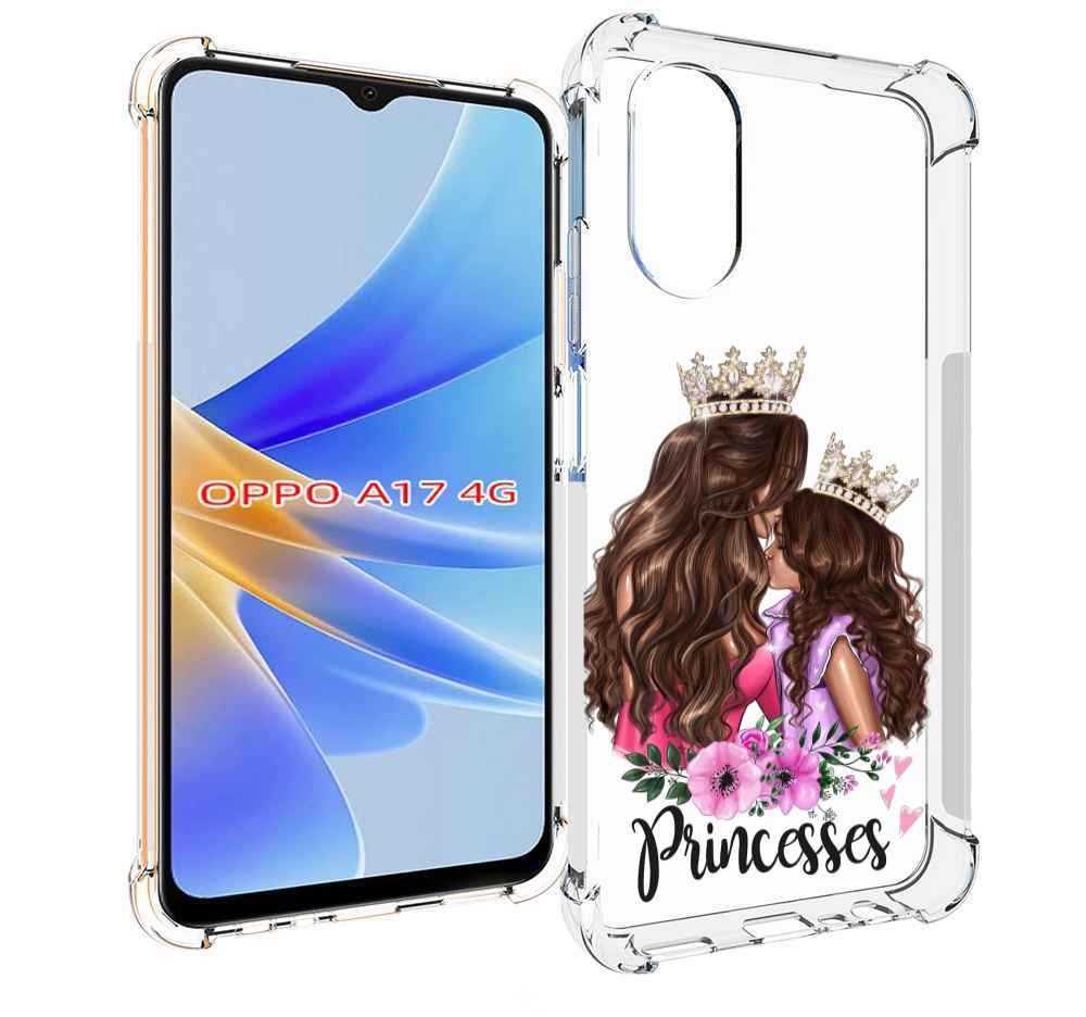 

Чехол MyPads Принцессы женский для OPPO A17, Прозрачный, Tocco