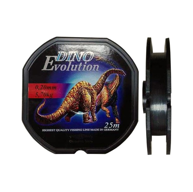 Леска монофильная Mikado Dino Evolution 0,14 мм, 25 м, 3,3 кг, clear