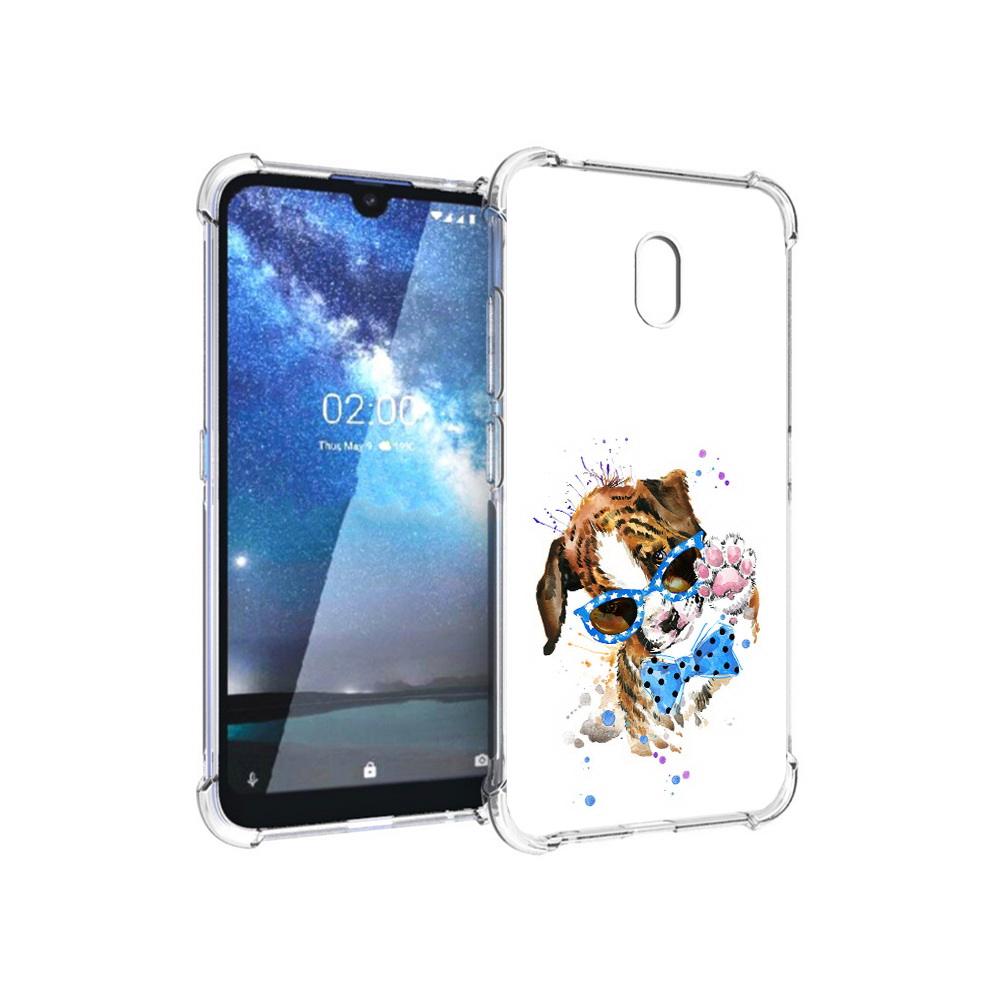 

Чехол MyPads Tocco для Nokia 2.2 лапочка (PT134721.103.434), Прозрачный, Tocco
