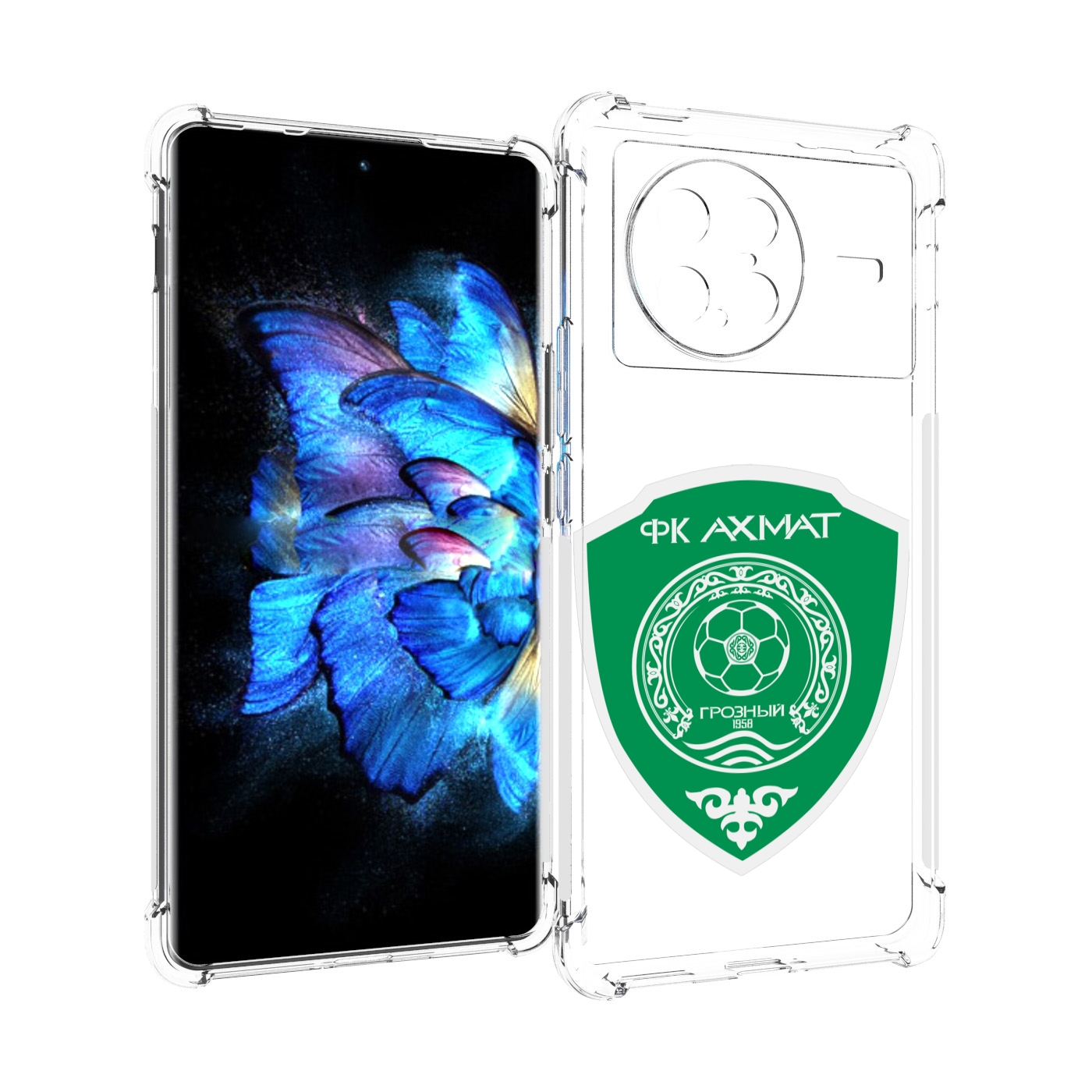 

Чехол MyPads фк-ахмат-2 для Vivo X Note 5G, Прозрачный, Tocco