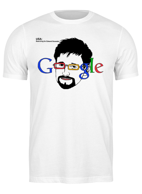 

Футболка женская Printio Edward snowden белая 3XL, Белый, Edward snowden