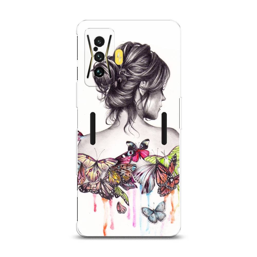 

Чехол Awog на Xiaomi Redmi K50 GE/F4 GT "Девушка с бабочками", Разноцветный, 314950-10