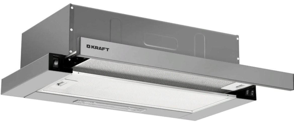 

Вытяжка встраиваемая Kraft KF-SH6301X, Серебристый, KF-SH6301X