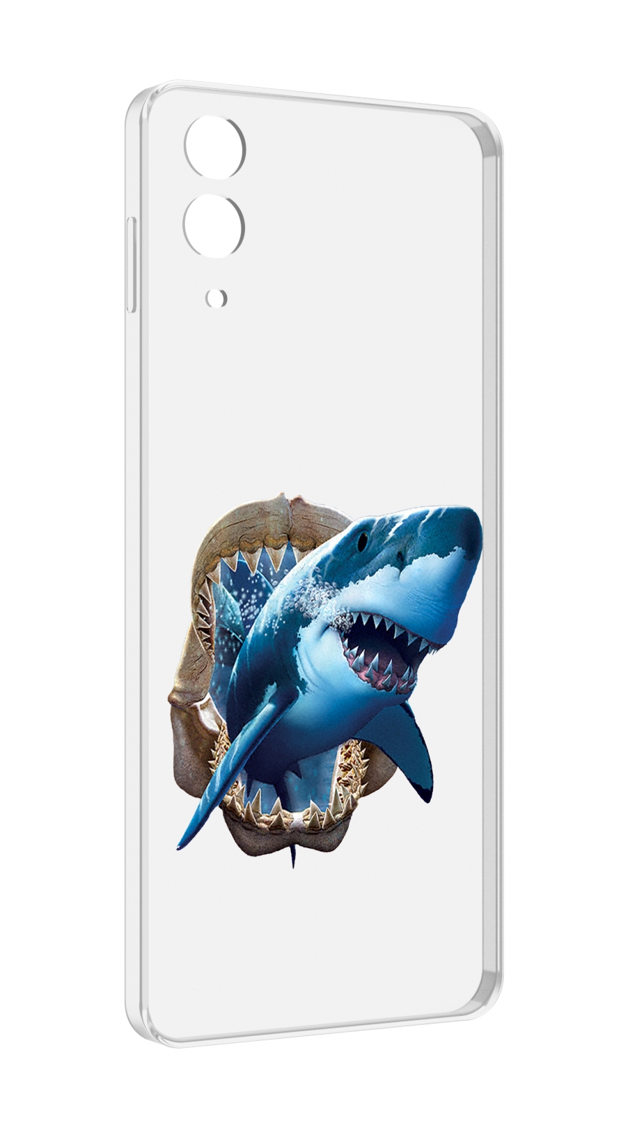 

Чехол MyPads челюсти для Samsung Galaxy Z Flip 4 (SM-F721), Прозрачный, Tocco