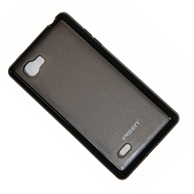 

Чехол для LG P880 задняя крышка пластиково-силиконовый Pisen <черный>