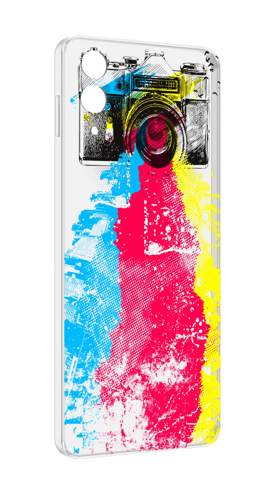 

Чехол MyPads цветной фотоаппарат для Samsung Galaxy Z Flip 4 (SM-F721), Прозрачный, Tocco