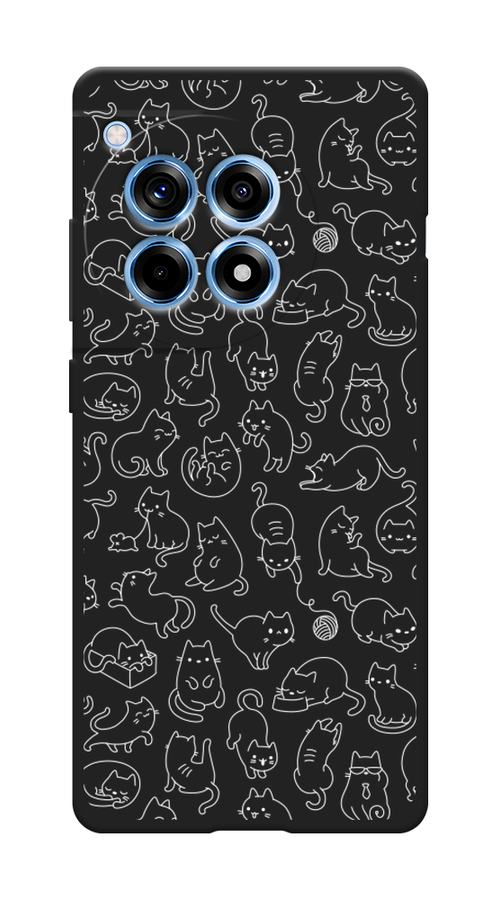 

Чехол Awog на OnePlus Ace 3 "Шкодливые котики", Прозрачный;бежевый, 154552-1