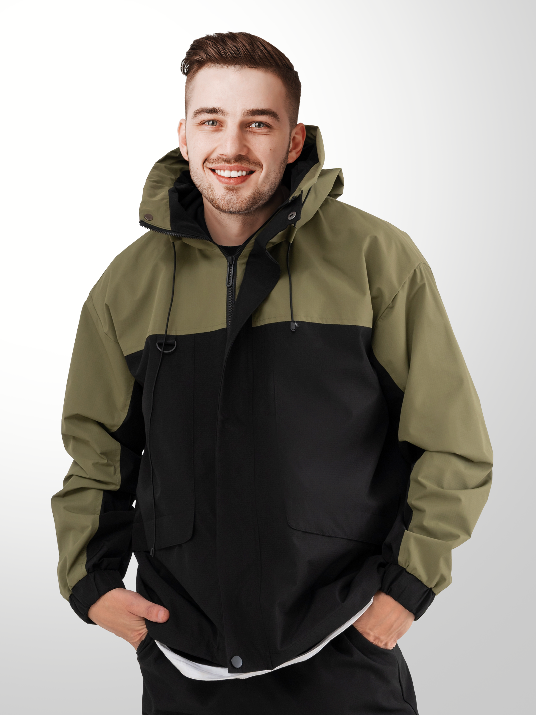 

Ветровка мужская DaPrivet 227743 зеленая 3XL, Зеленый, 227743
