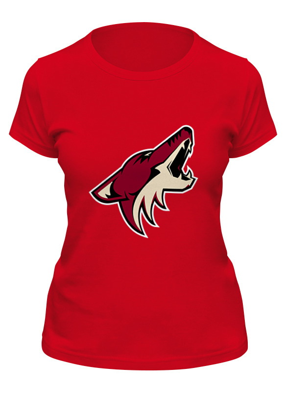 

Футболка женская Printio Arizona coyotes красная 2XL, Красный, Arizona coyotes