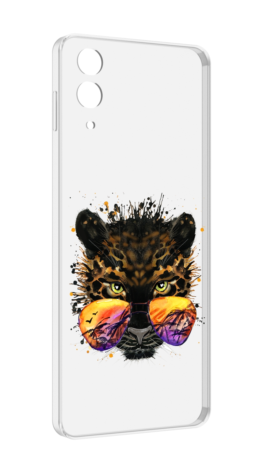 

Чехол MyPads тропический леопард для Samsung Galaxy Z Flip 4 (SM-F721), Прозрачный, Tocco
