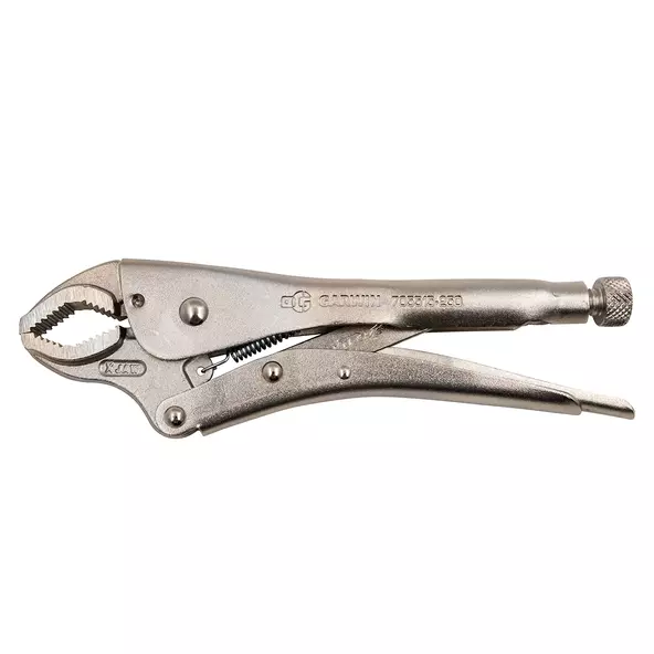 фото Garwin pro 705515-250 ручные тиски струбцина, усиленный захват, v-образные губки, 250 мм