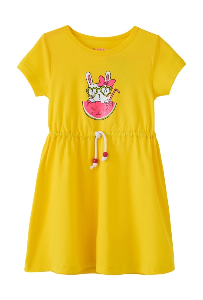 

Платье детское Kari Kids SS24C23191218, желтый, 110, SS24C23191218