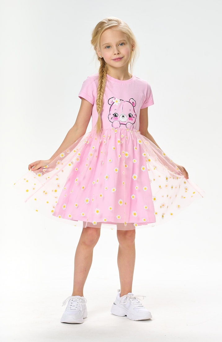 

Платье детское Kari Kids SS24C23061219, розовый, 104, SS24C23061219
