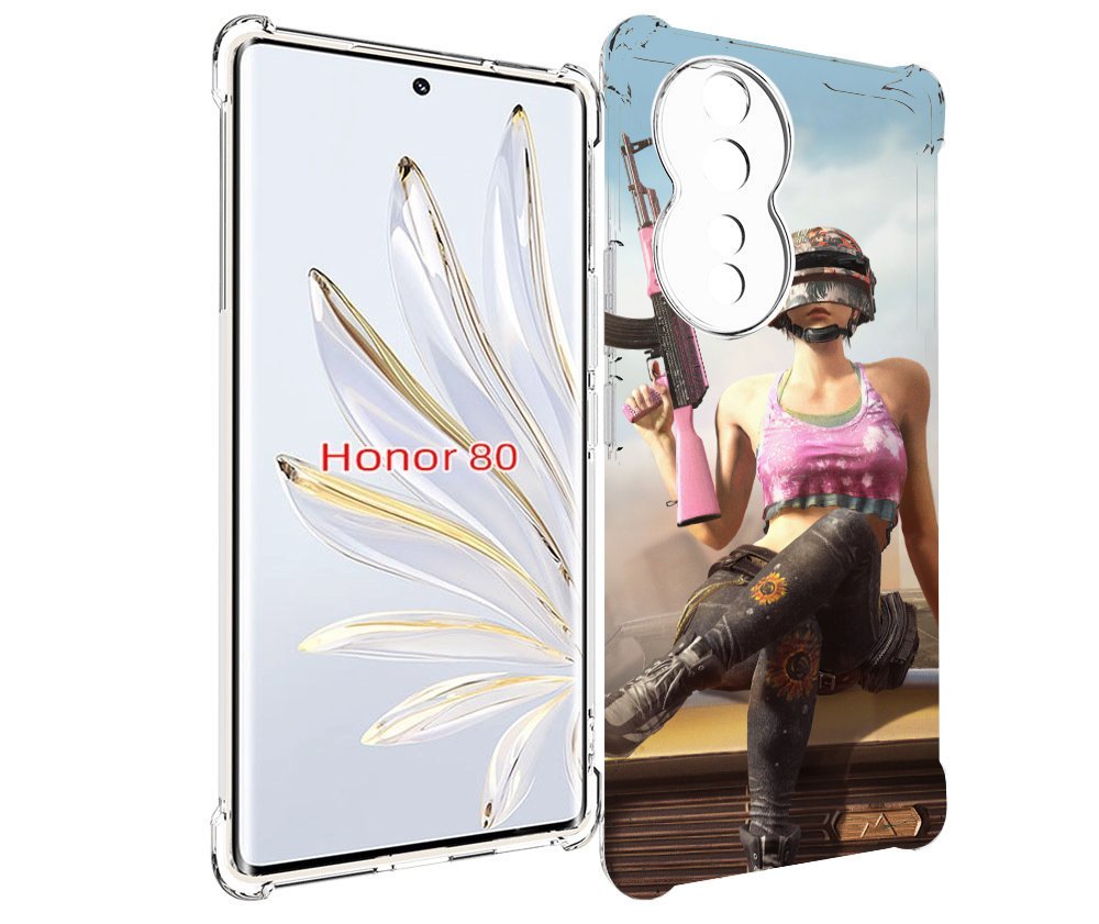 

Чехол MyPads девушка из PUBG для Honor 80, Прозрачный, Tocco