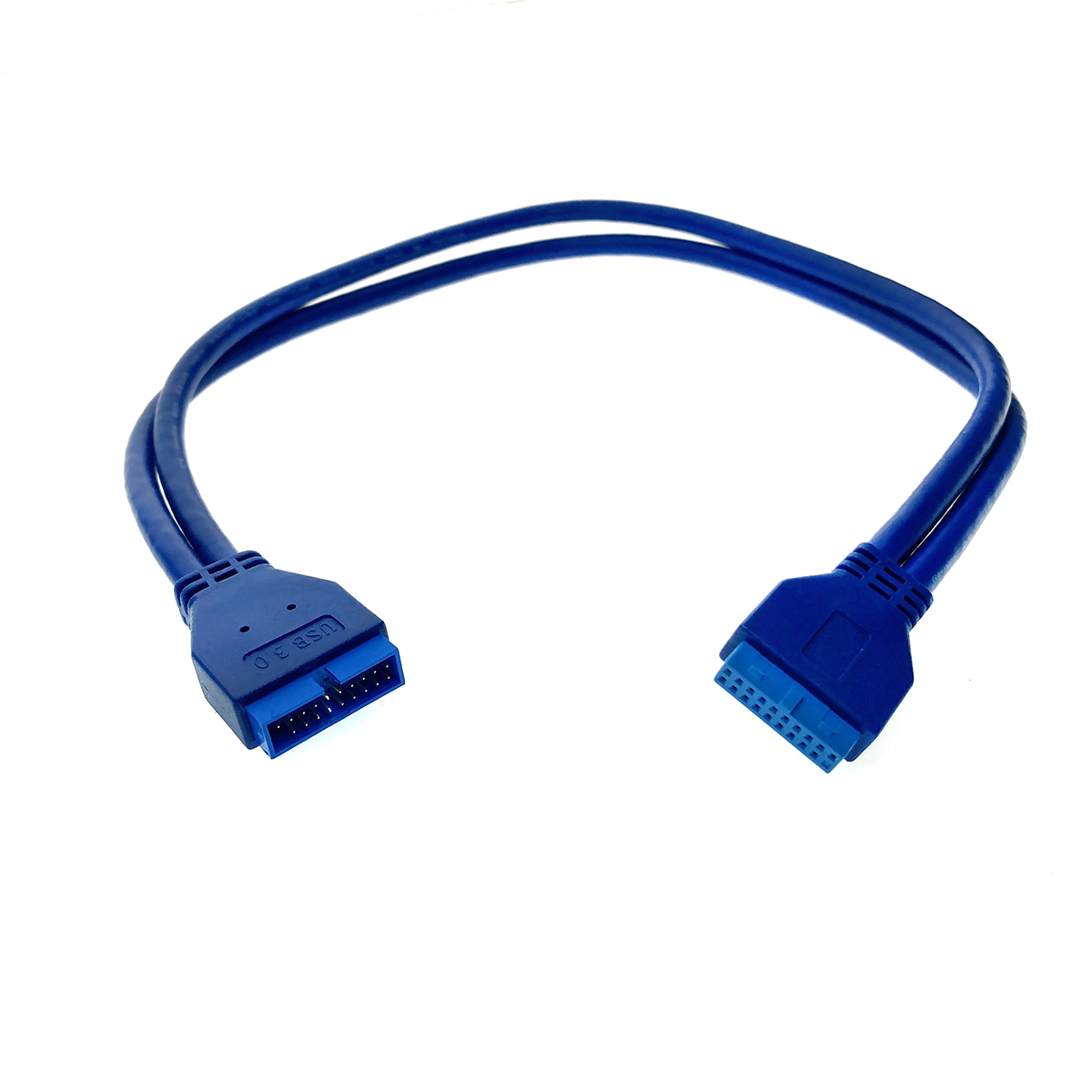 фото Кабель espada usb 19 pin-usb 19 pin , m-f 0,5м blue (e20mf30)