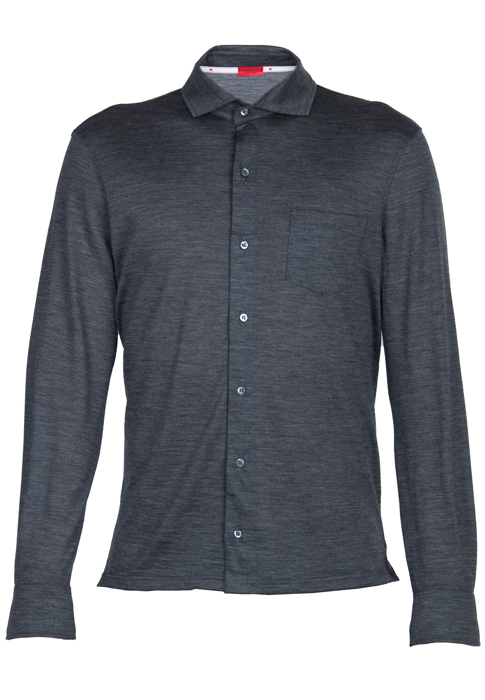 

Рубашка мужская ISAIA 98683 серая L, 98683