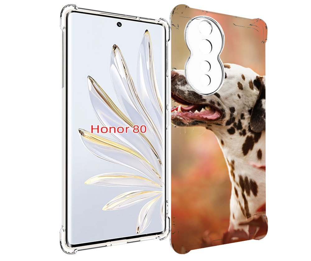 

Чехол MyPads далматин для Honor 80, Прозрачный, Tocco