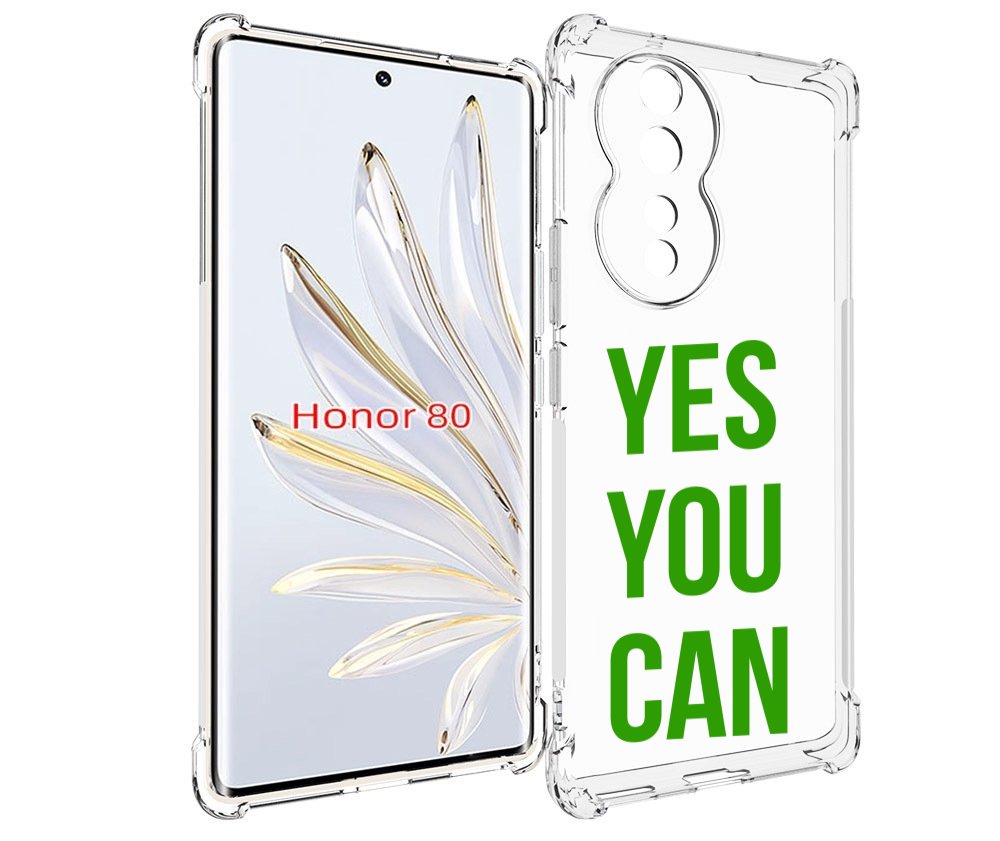 

Чехол MyPads да-ты-можешь для Honor 80, Прозрачный, Tocco