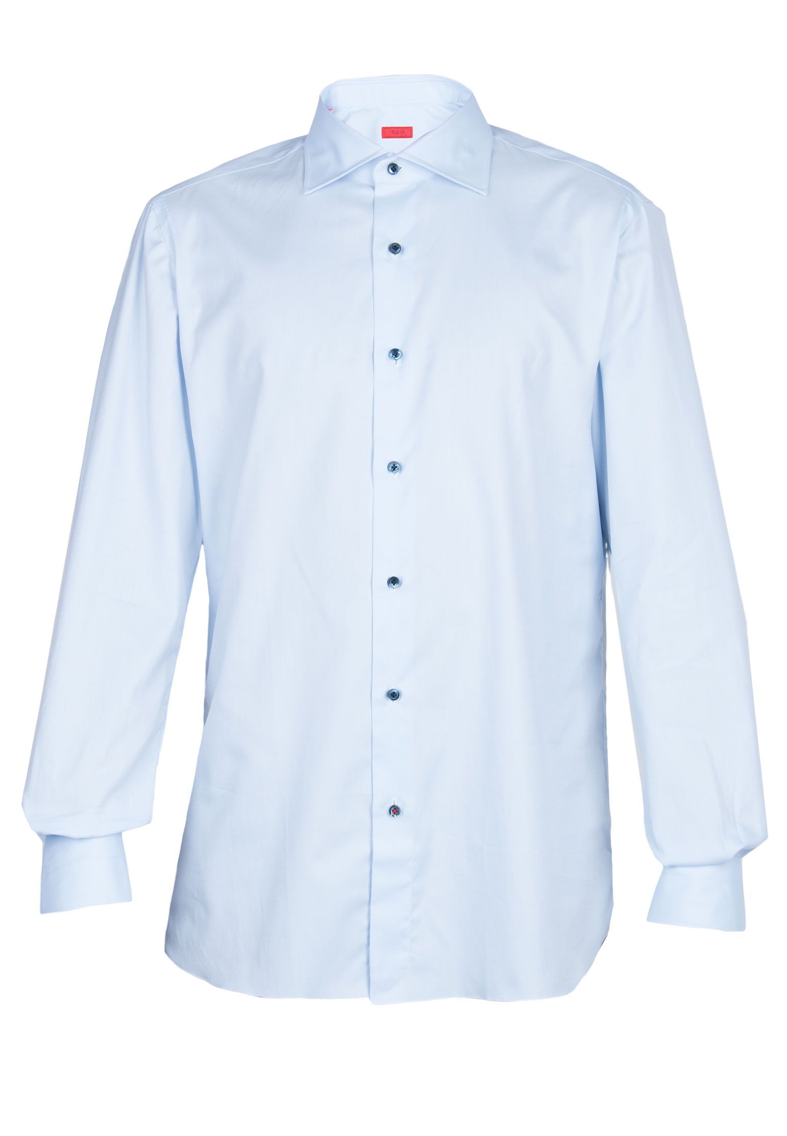 Рубашка мужская ISAIA 98663 голубая 41
