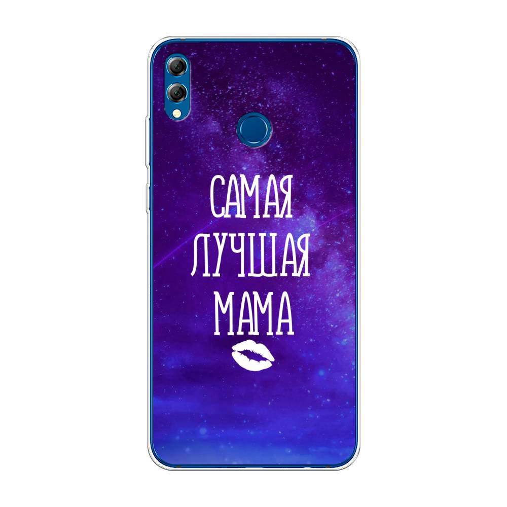 

Чехол Awog на Honor 8X Max "Лучшая мама", Фиолетовый;синий;белый, 66550-6