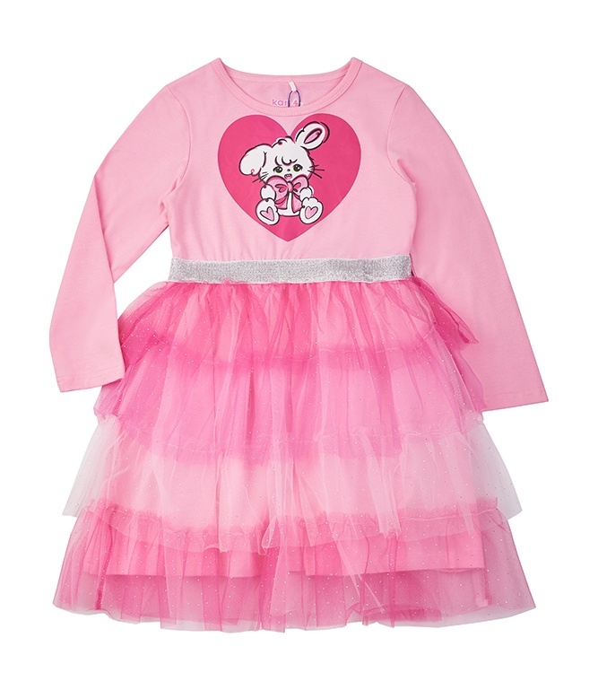 

Платье детское Kari Kids SS24C34200615, розовый, 92, SS24C34200615