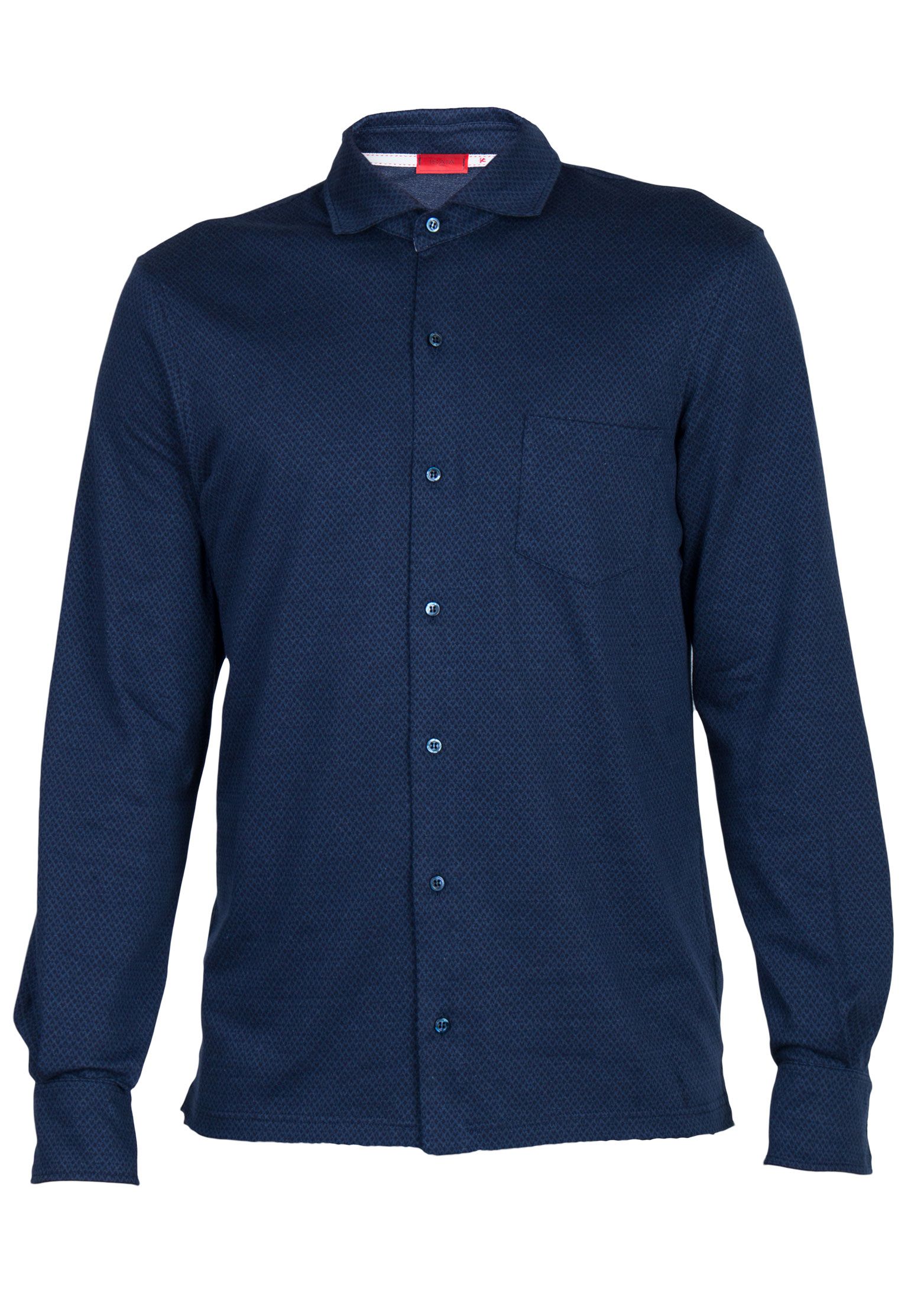 Рубашка мужская ISAIA 98685 синяя S