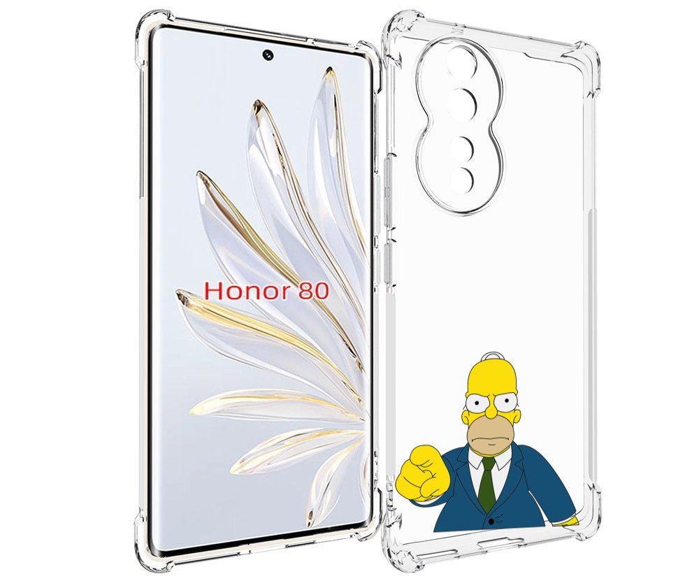 

Чехол MyPads гомер-злой для Honor 80, Прозрачный, Tocco