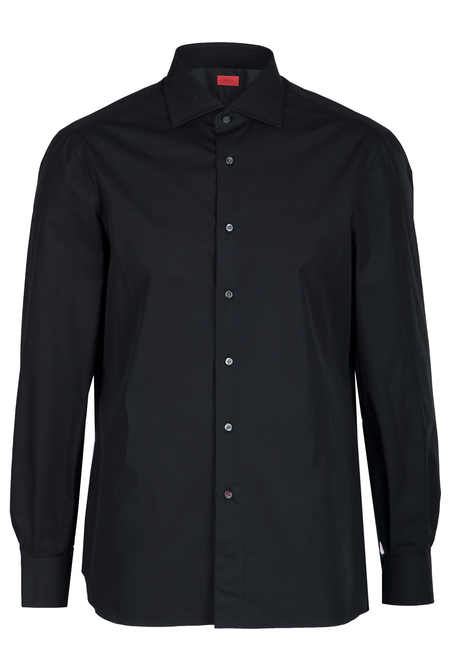Рубашка мужская ISAIA 98661 черная 39