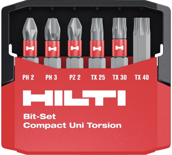 

HILTI Набор насадок S-BSC UNI Bulk (6 шт; 50 мм) Hilti 2057803