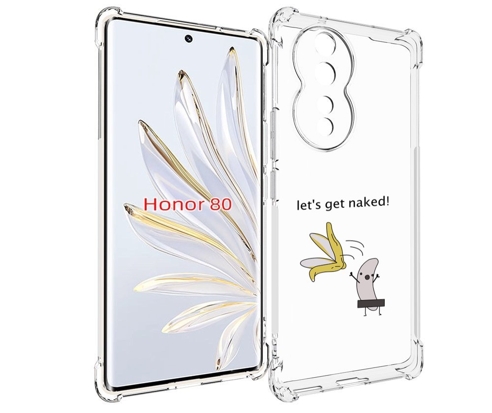 

Чехол MyPads голый-банан для Honor 80, Прозрачный, Tocco