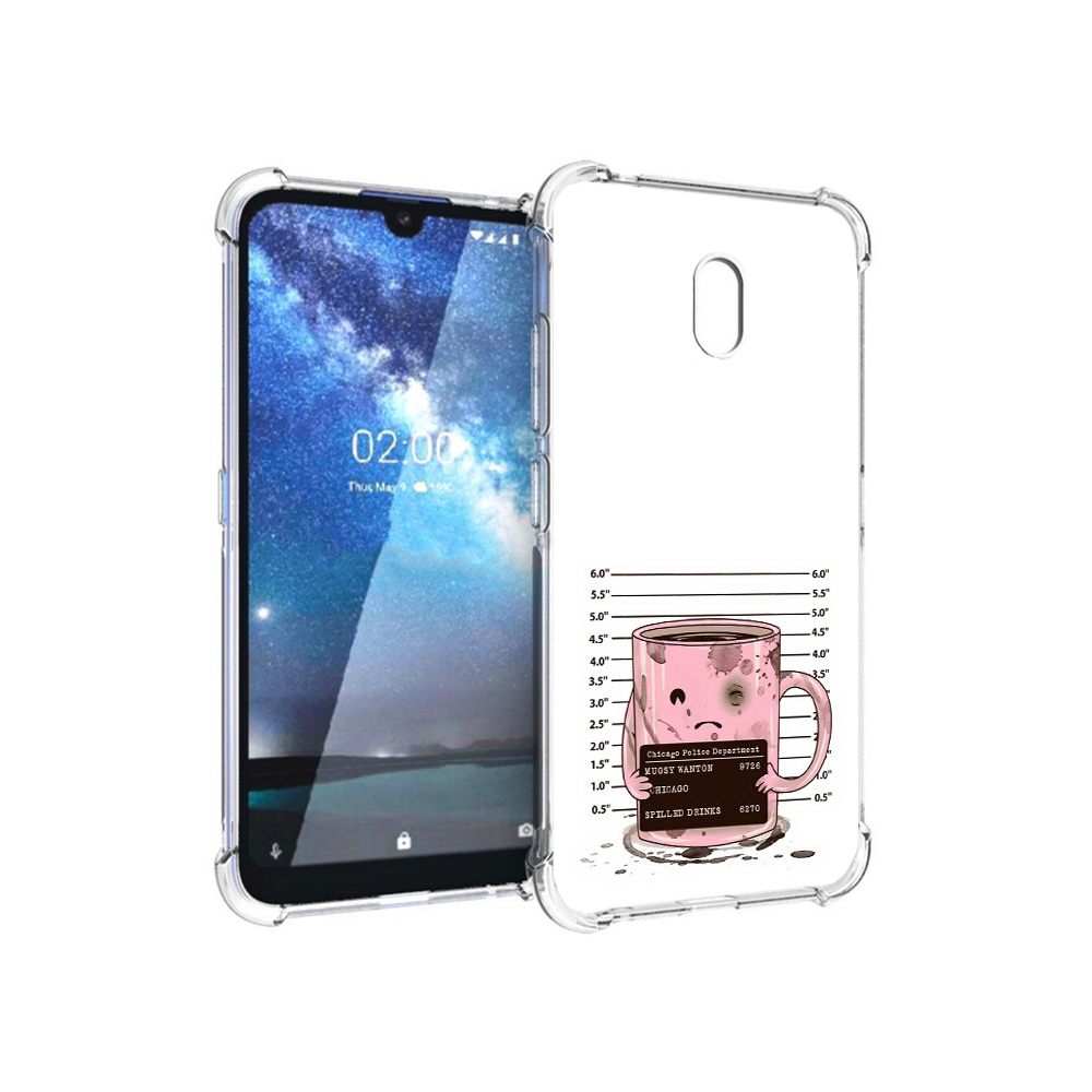 

Чехол MyPads Tocco для Nokia 2.2 кружка (PT134721.103.420), Прозрачный, Tocco