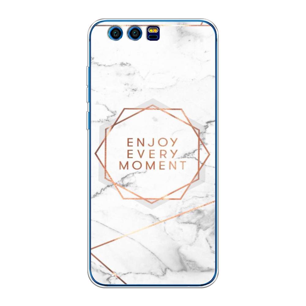 

Чехол Awog на Honor 9 "Enjoy every moment мрамор", Разноцветный, 62450-7