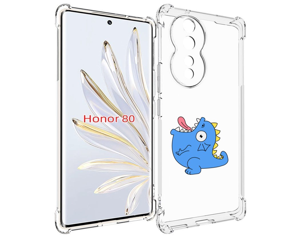 

Чехол MyPads голубая-рыбка для Honor 80, Прозрачный, Tocco