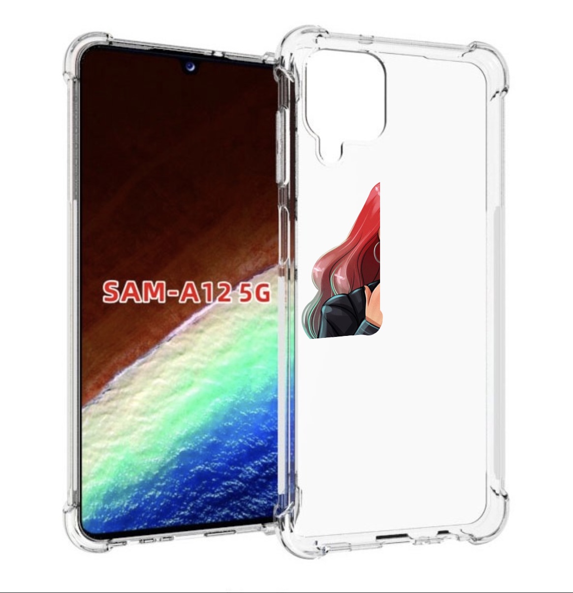 

Чехол MyPads Ариэль-русалочка-готика для Samsung Galaxy A12 (SM-A125F) 2020/21, Прозрачный, Tocco