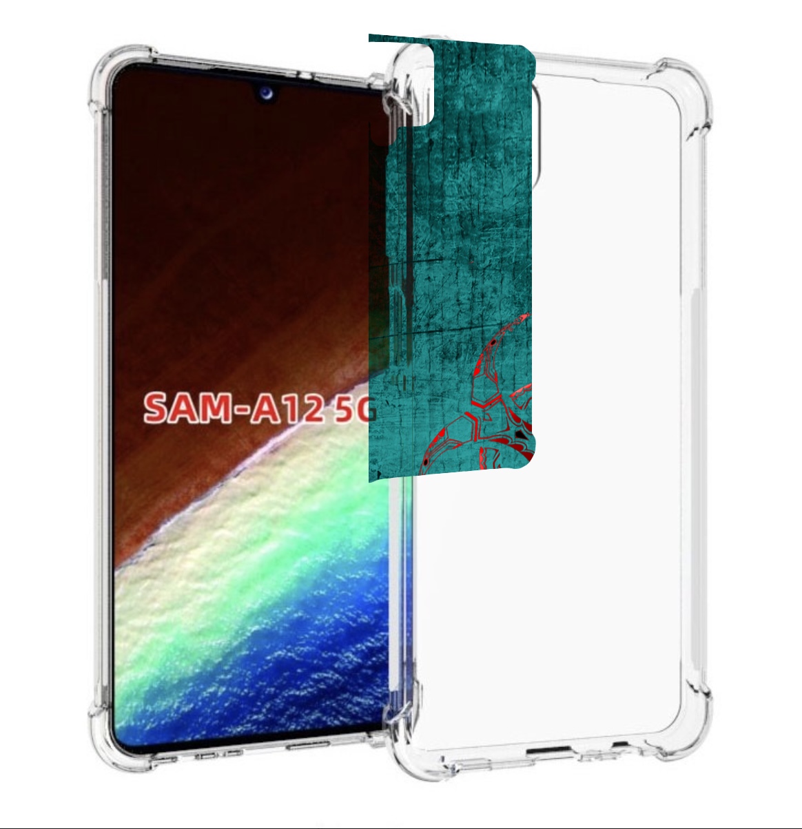 

Чехол MyPads Амбрелла для Samsung Galaxy A12 (SM-A125F) 2020/21/A12 Nacho SM-A127F, Прозрачный, Tocco