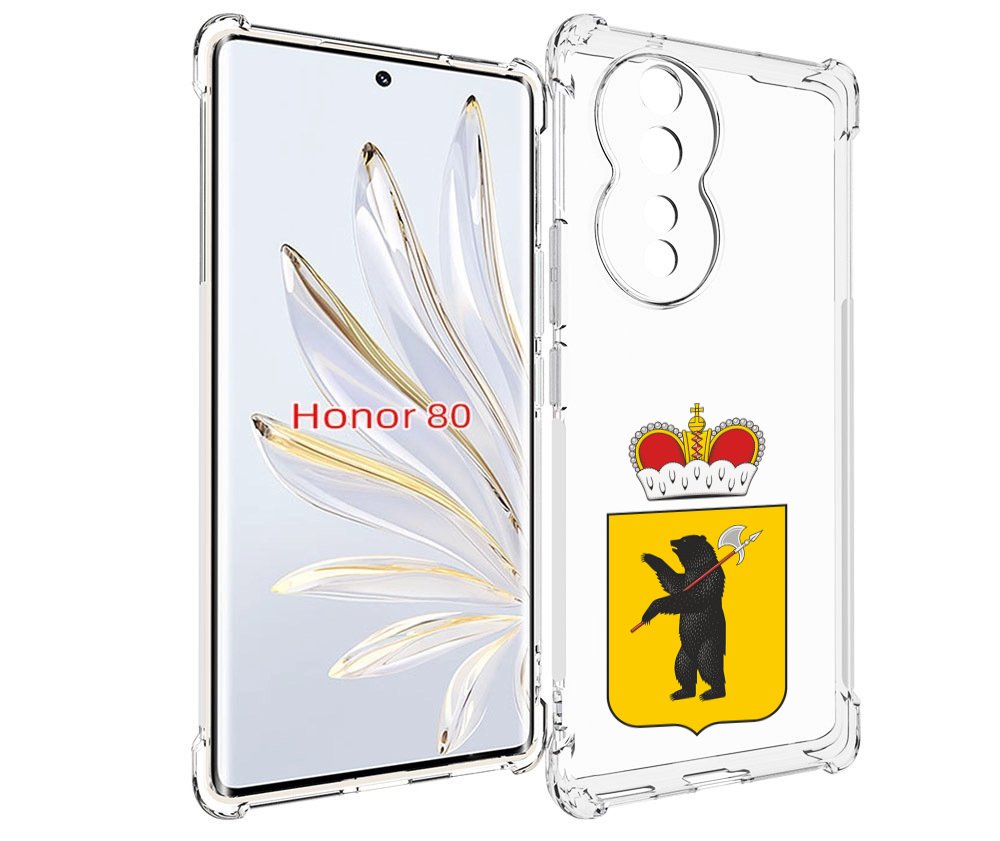 

Чехол MyPads герб-ярославская-область для Honor 80, Прозрачный, Tocco