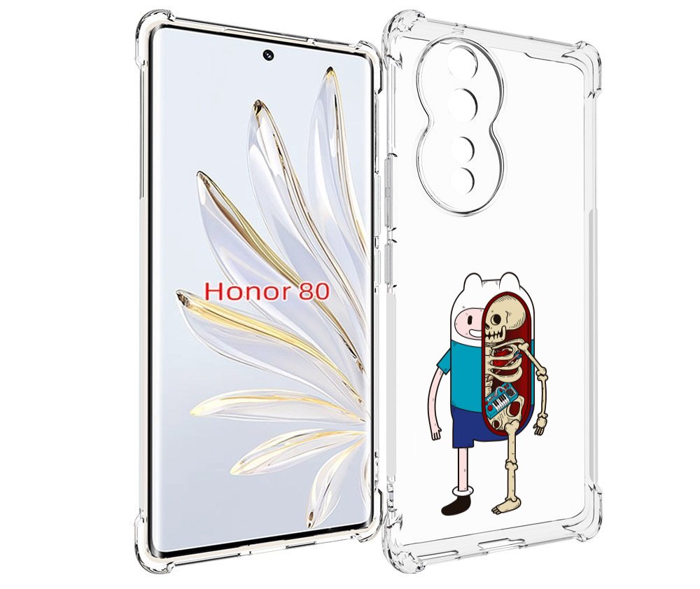 

Чехол MyPads Финн скелет для Honor 80, Прозрачный, Tocco
