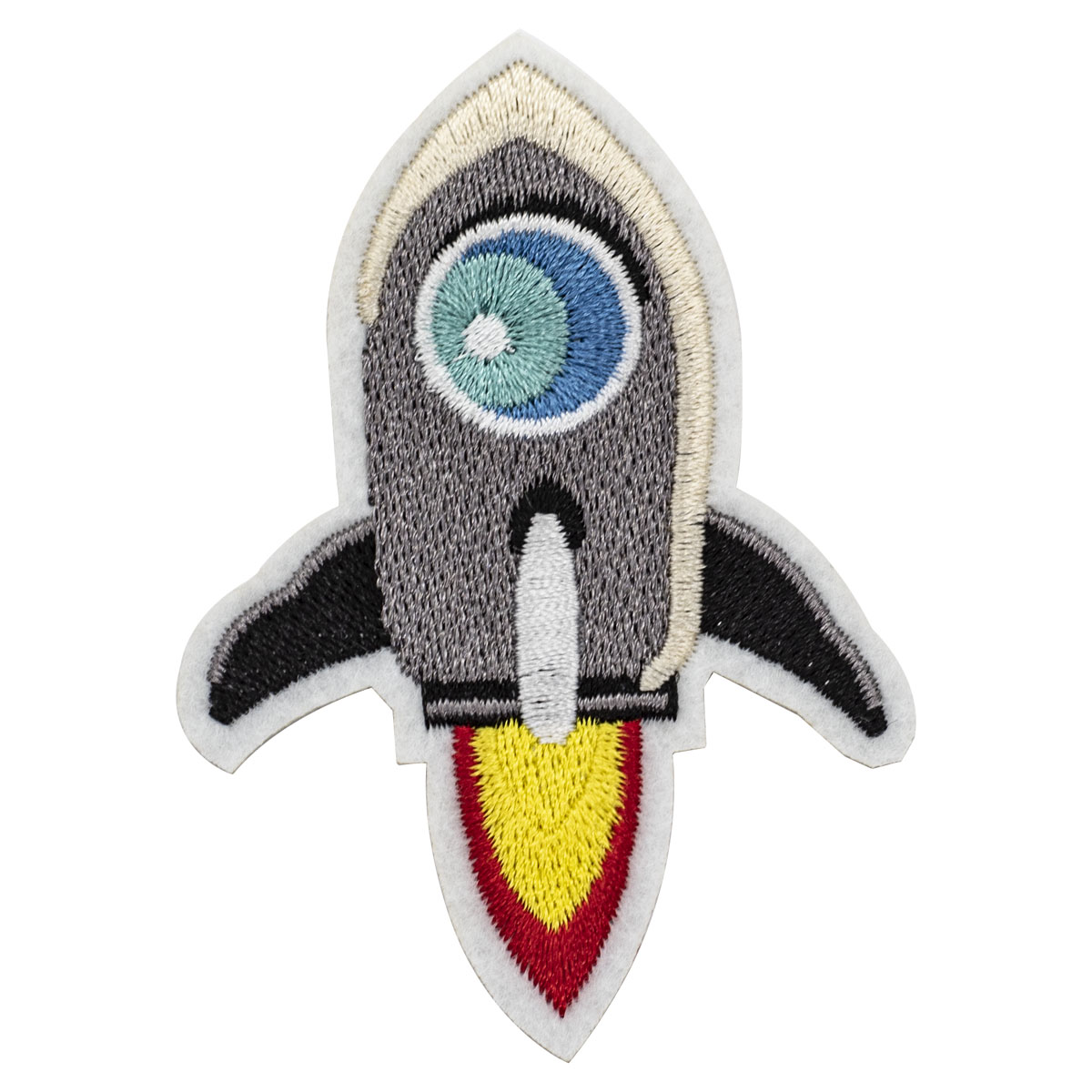 

Термоаппликация Серая ракета, 5.6*8.1см