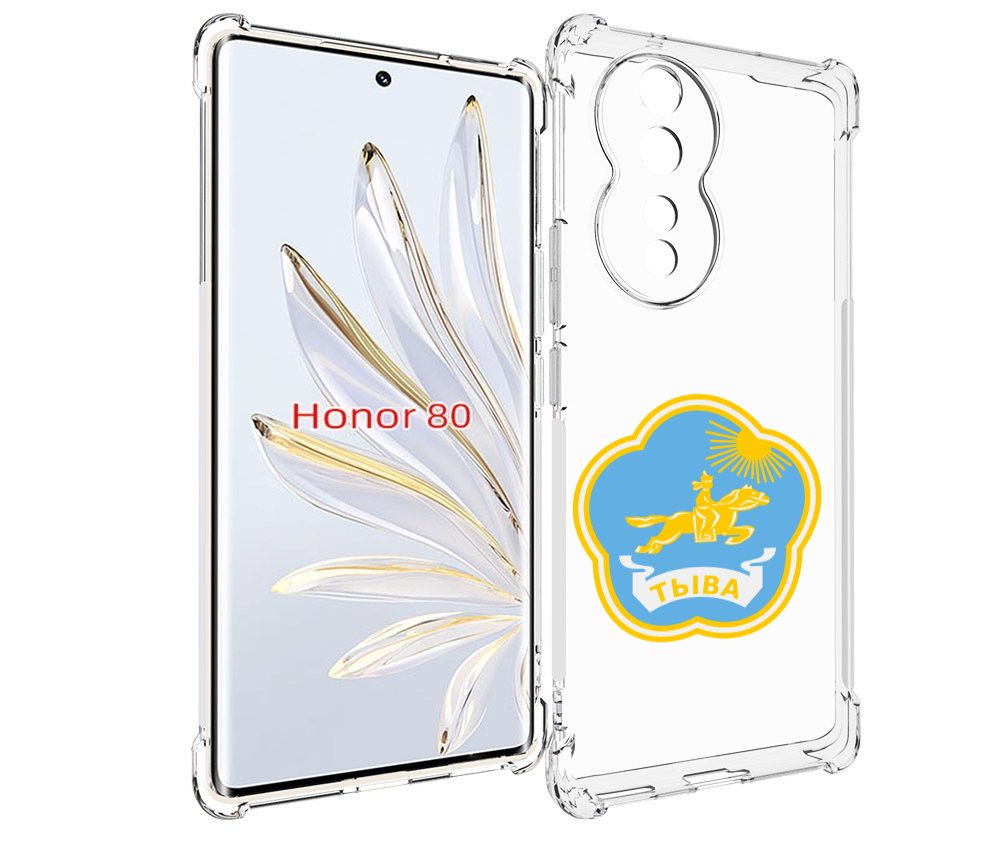 

Чехол MyPads герб-тыва-кызыл для Honor 80, Прозрачный, Tocco