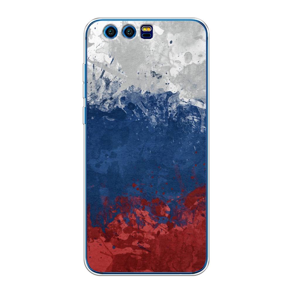 

Чехол Awog на Honor 9 "Флаг России неровный", Разноцветный, 62450-5