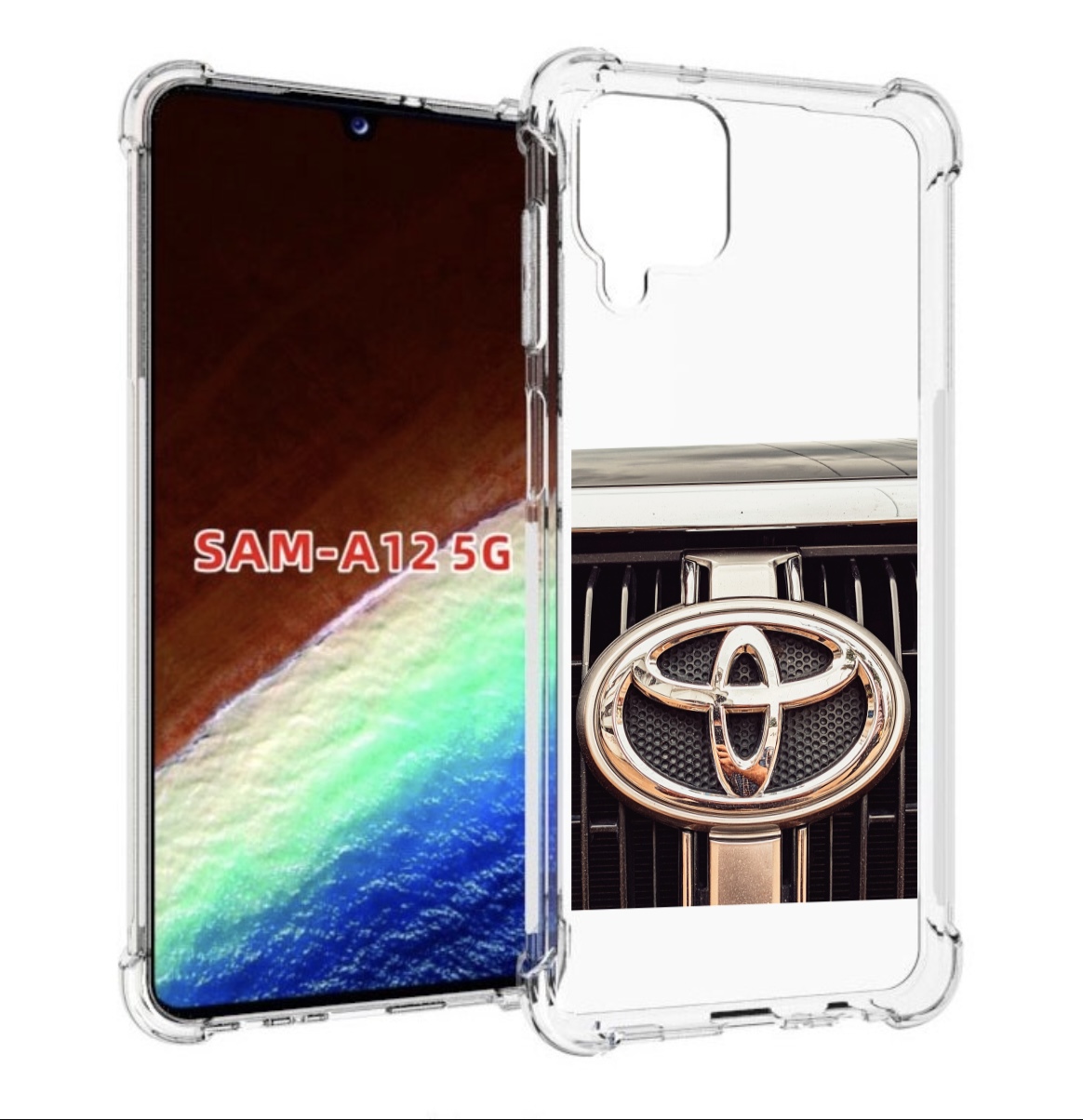 

Чехол MyPads toyota 3 для Samsung Galaxy A12 (SM-A125F) 2020/21/A12 Nacho SM-A127F, Прозрачный, Tocco