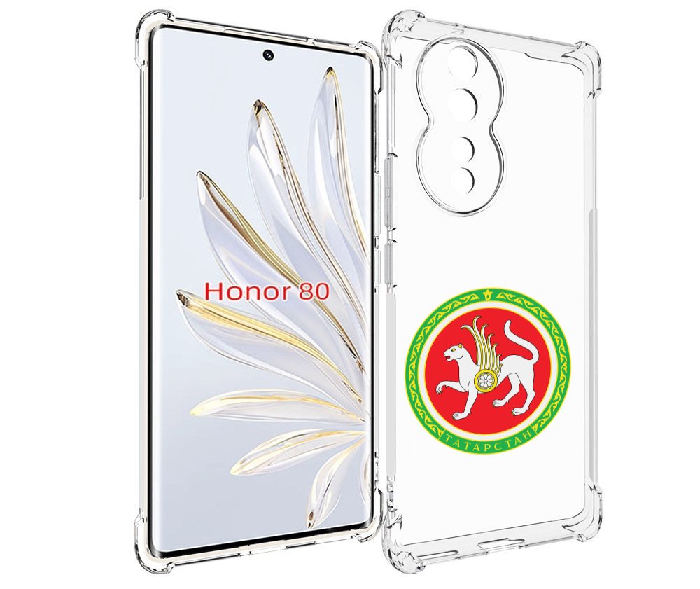 

Чехол MyPads герб-татарстан-казань для Honor 80, Прозрачный, Tocco